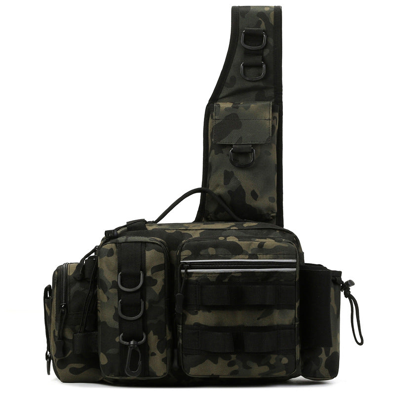 High Capacity Fishing Chest Pack Rod Storage Backpack