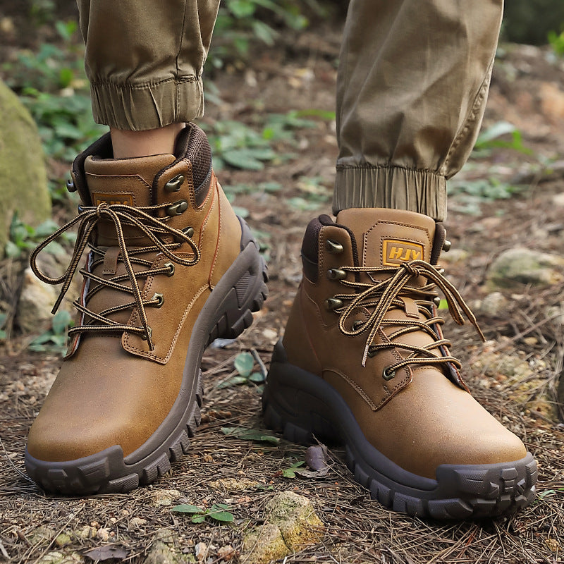 High Top Outdoor Large Size Hiking Training Shoes