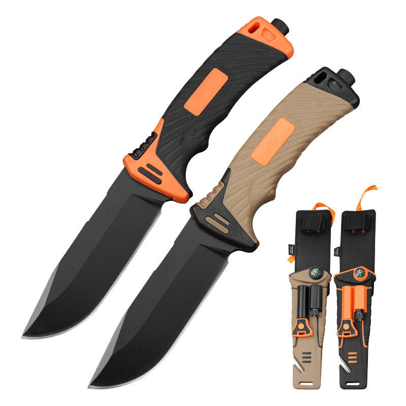 High Hardness Outdoor Tactical Fixed Blade Straight Knife