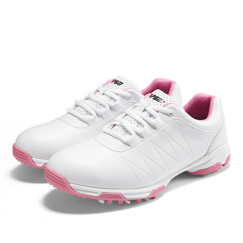 Women's Waterproof Golf Sneakers Anti-Slip Spiked Shoes