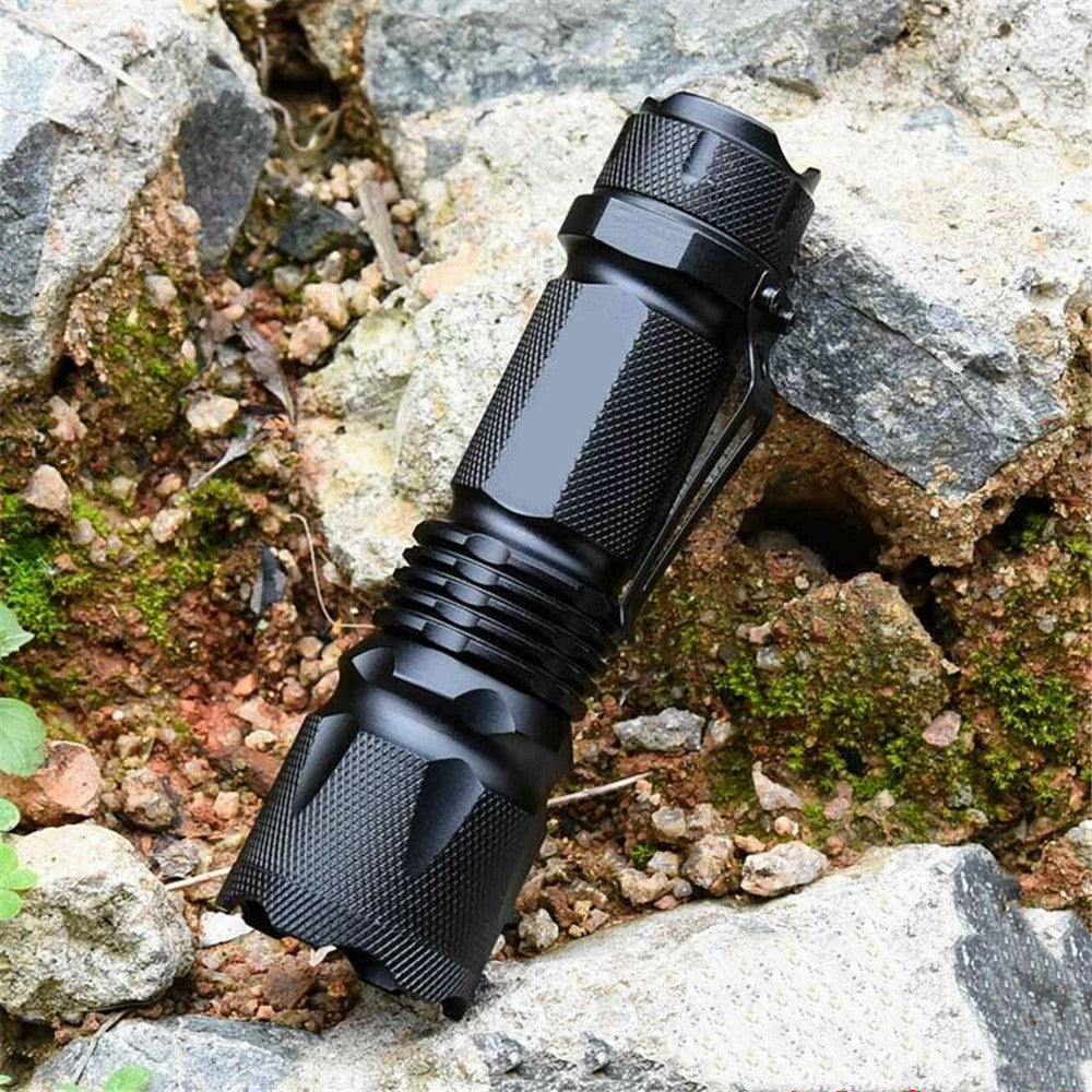 Rechargeable Mini LED Zoom High-Brightness Flashlight