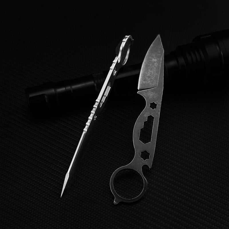 Wilderness Survival Straight Pocket Hunting Knife