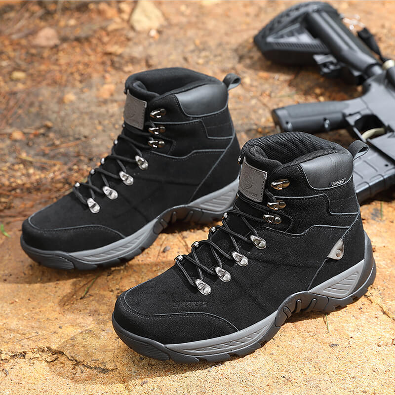 Men's High Top Autumn Winter Plus Size Hiking Boots
