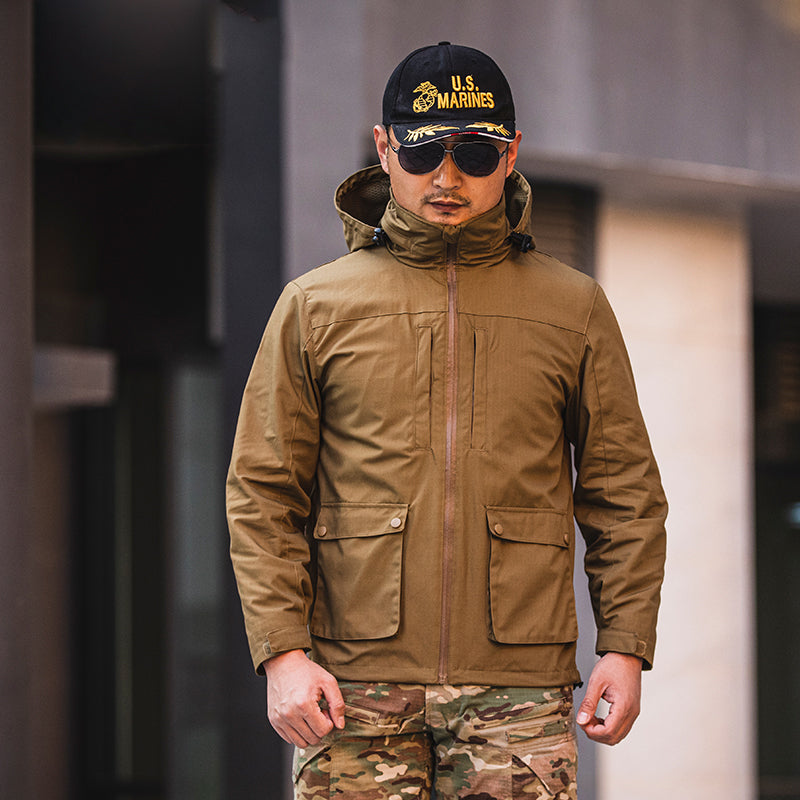 Men’s Simple Outdoor Camouflage Jacket