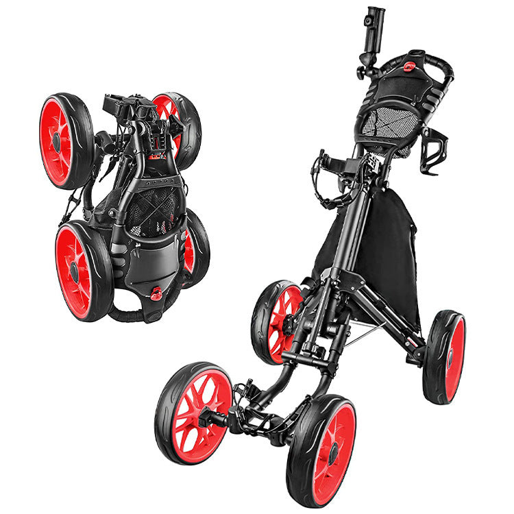 Foldable 4 Wheel Golf Trolley