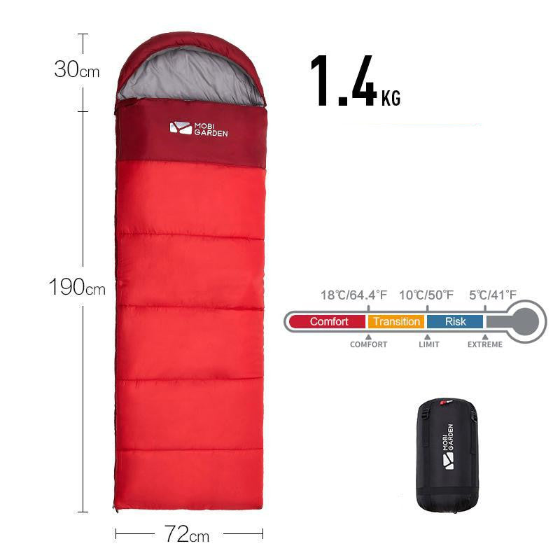 Thickened Mummy Winter Camping Sleeping Bag
