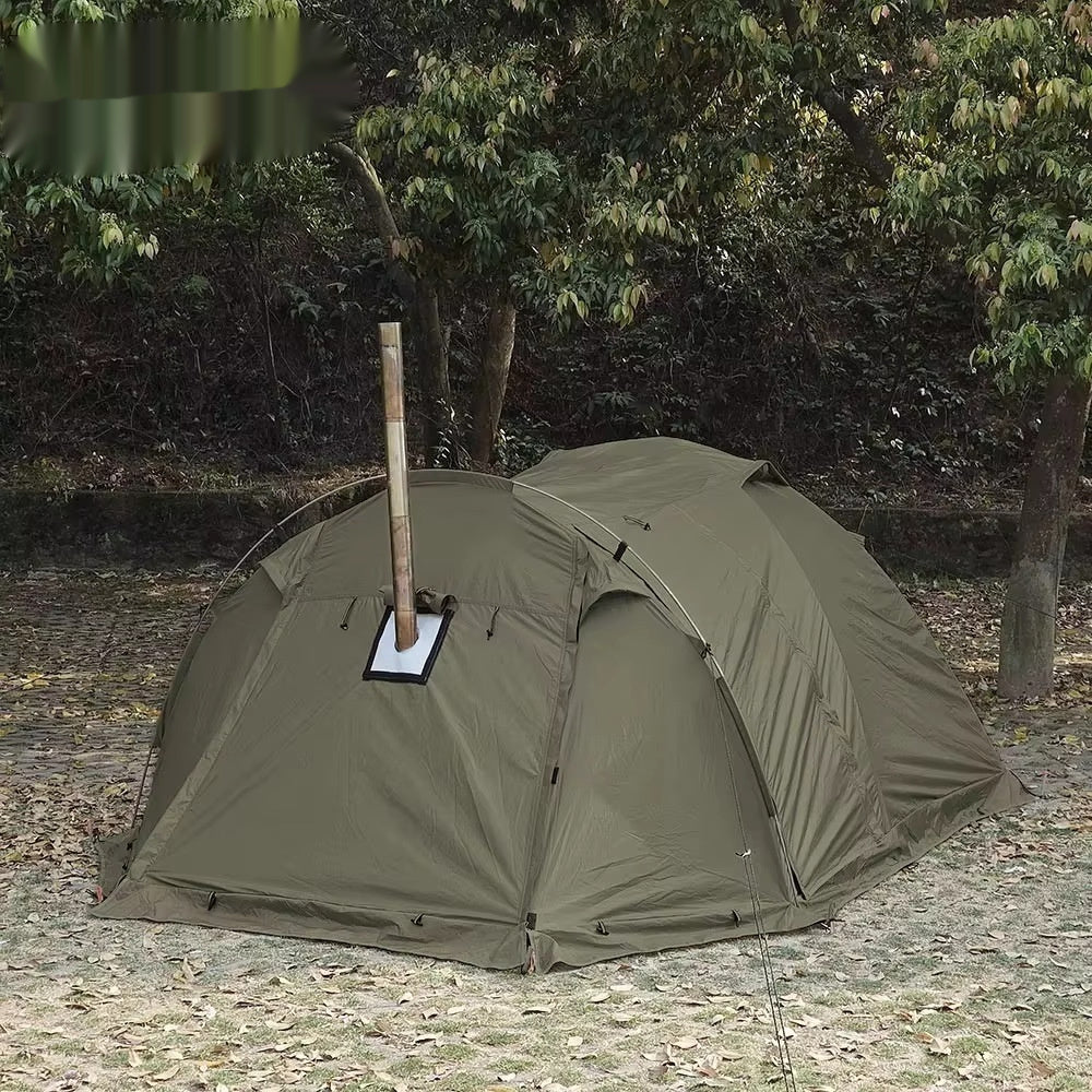 Outdoor Tunnel Camping Tent With Extendable Dome