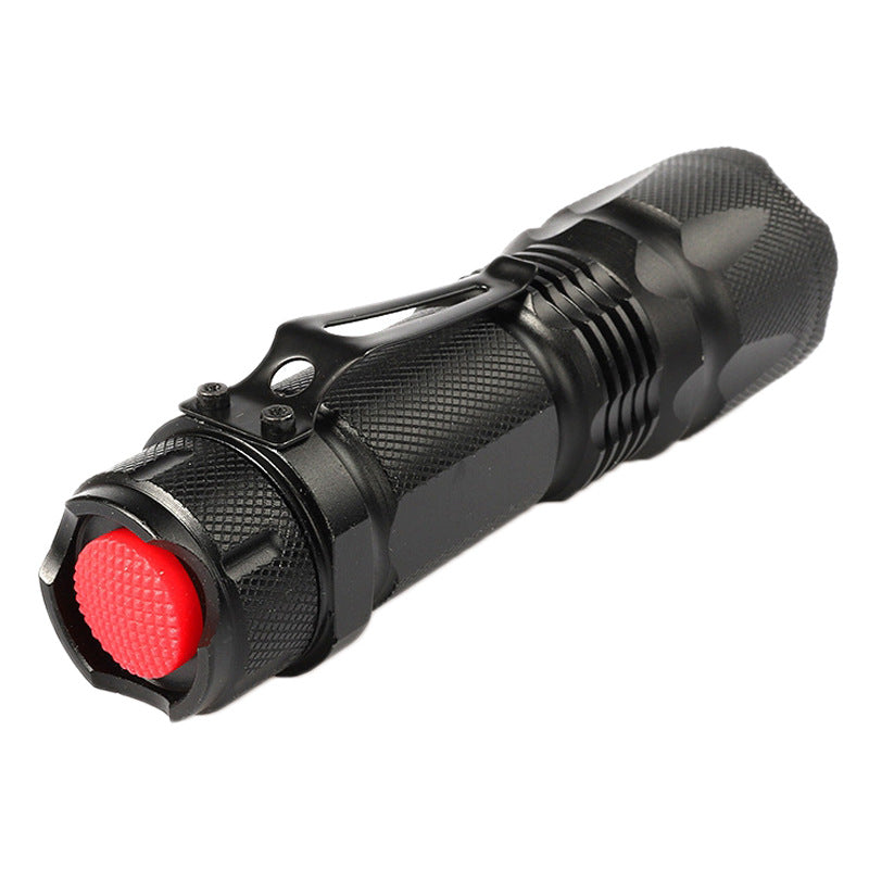 Rechargeable Mini LED Zoom High-Brightness Flashlight