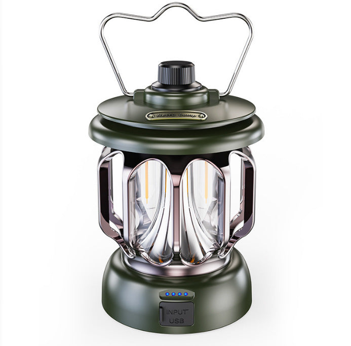 Retro Portable LED Camping Horse Lantern