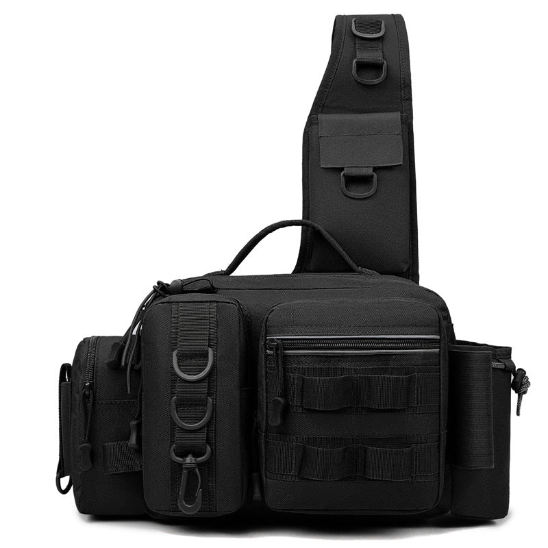 High Capacity Fishing Chest Pack Rod Storage Backpack