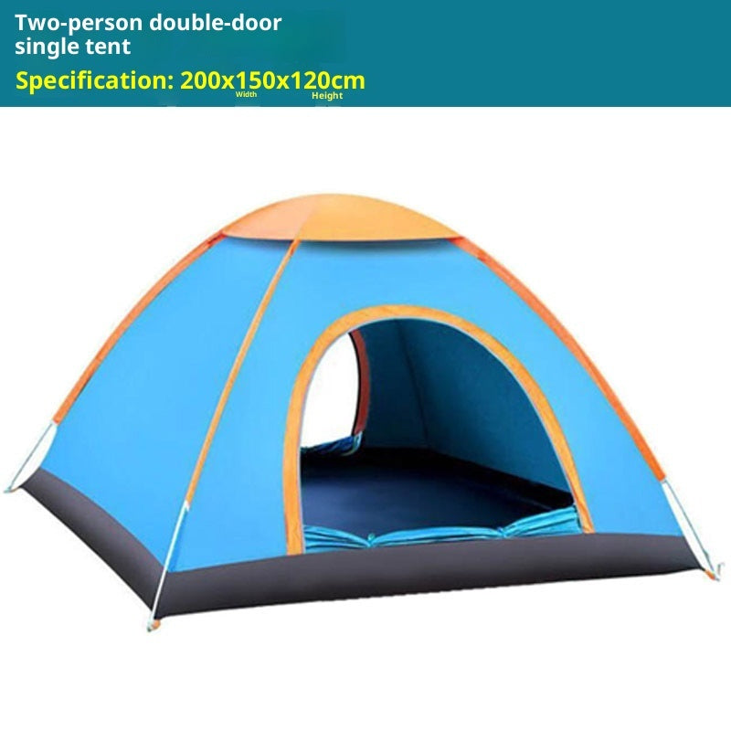 Automatic Double Door Outdoor Camping Tent