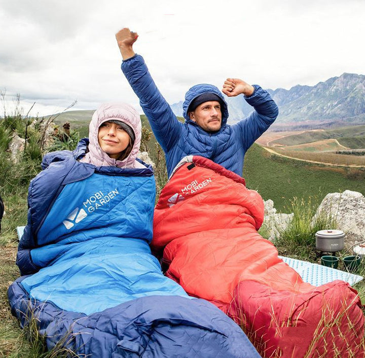 Thickened Mummy Winter Camping Sleeping Bag