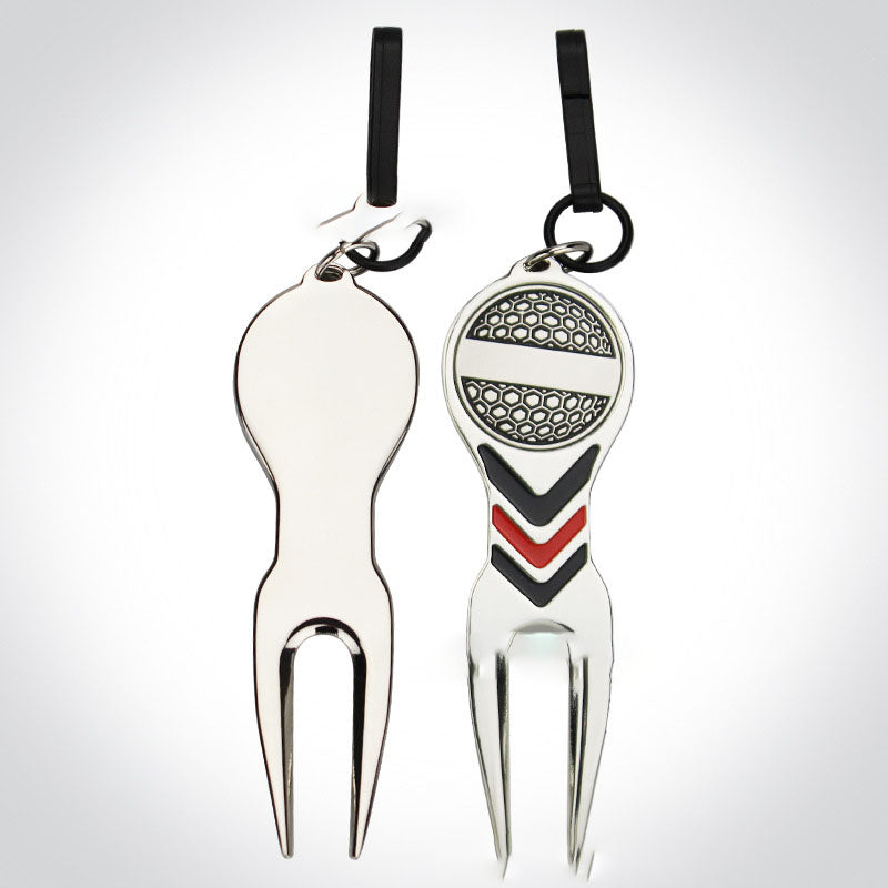 Golf Green Fork With Ball Marker Accessories
