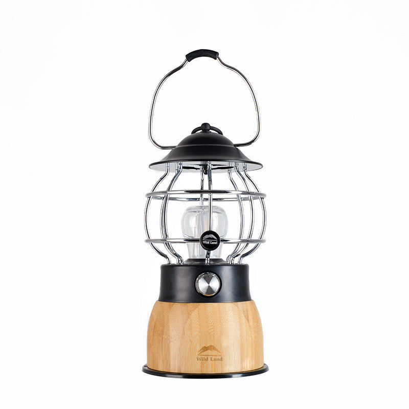 Retro Portable Hanging Camping Lantern Tent Light