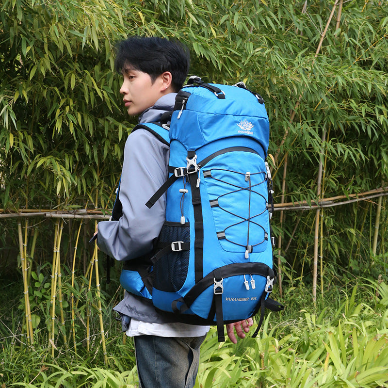 60L Large Capacity Hiking Travel Backpack