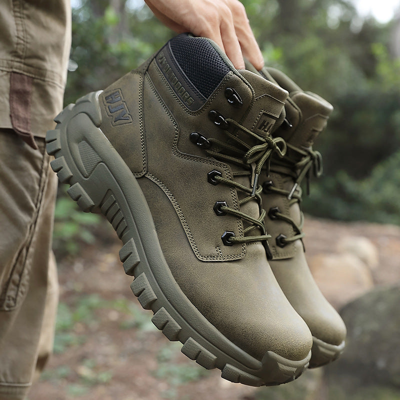 High Top Outdoor Large Size Hiking Training Shoes