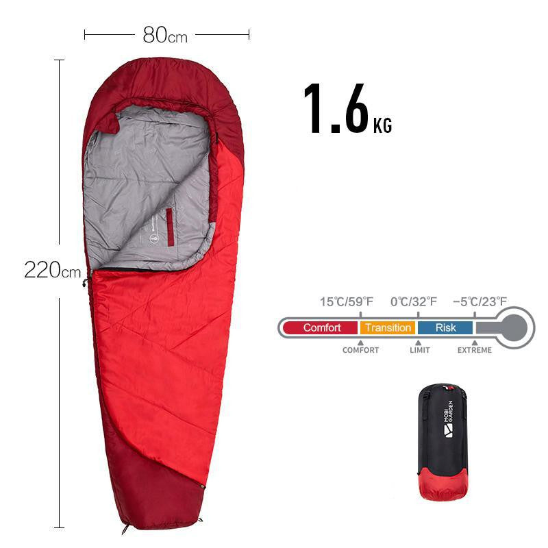 Thickened Mummy Winter Camping Sleeping Bag