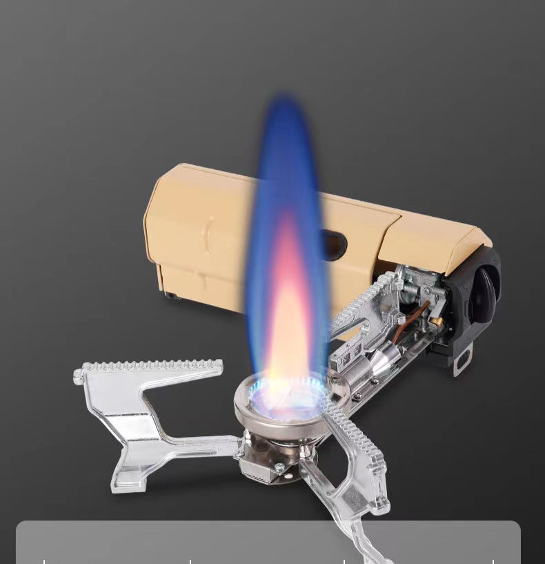 Portable Folding Camping Card Stove Boiling Water Cooker