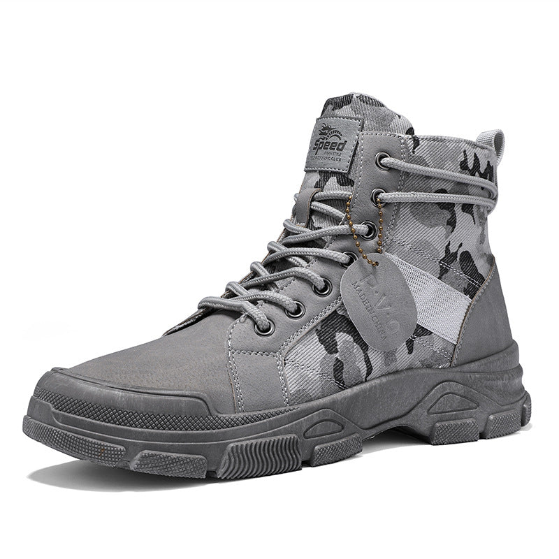 Canvas High Top Retro Outdoor Hiking Boots