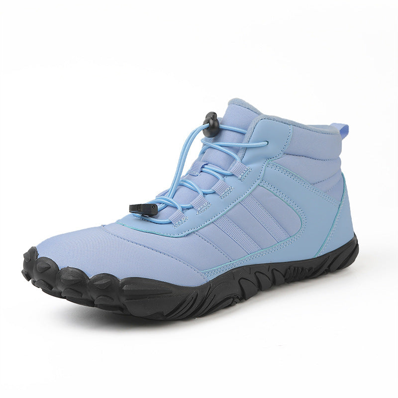 High Top Snow Boots Warm Velvet Hiking Camping Non-Slip Shoes
