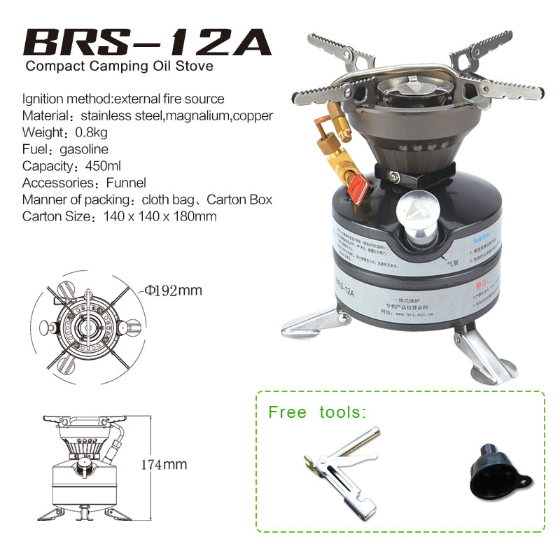 Outdoor Field Gasoline Camping Stove Heavy Duty Mountaineering Stove