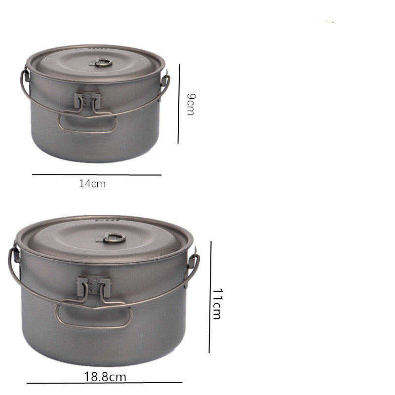 Ultralight Foldable Outdoor Camping Cookware Set