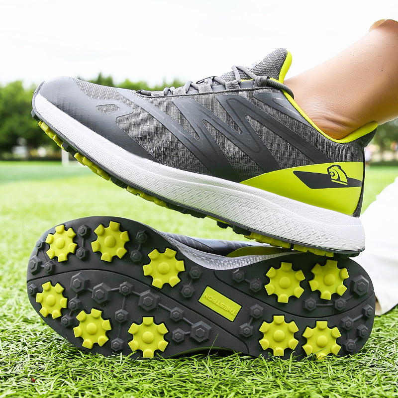 Men’s Breathable Mesh Golf Sneakers Comfortable Fit