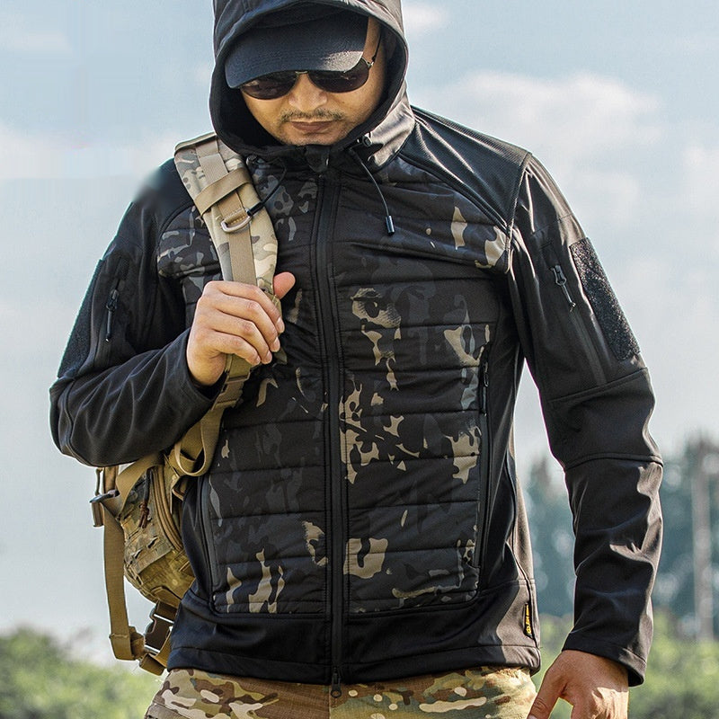 Men’s Camouflage Cotton Padded Commuter Jacket
