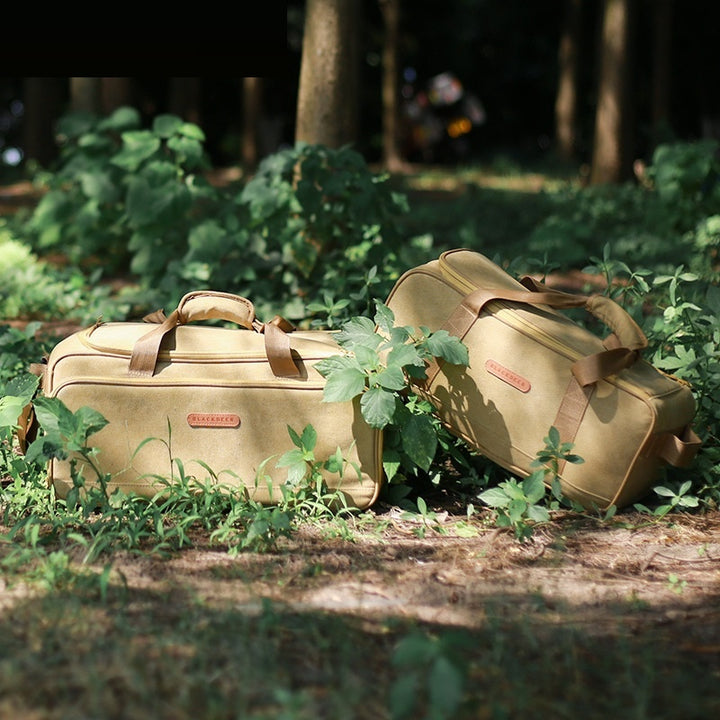 Outdoor Camping Cookware Set with Stove & Tableware Picnic Bag